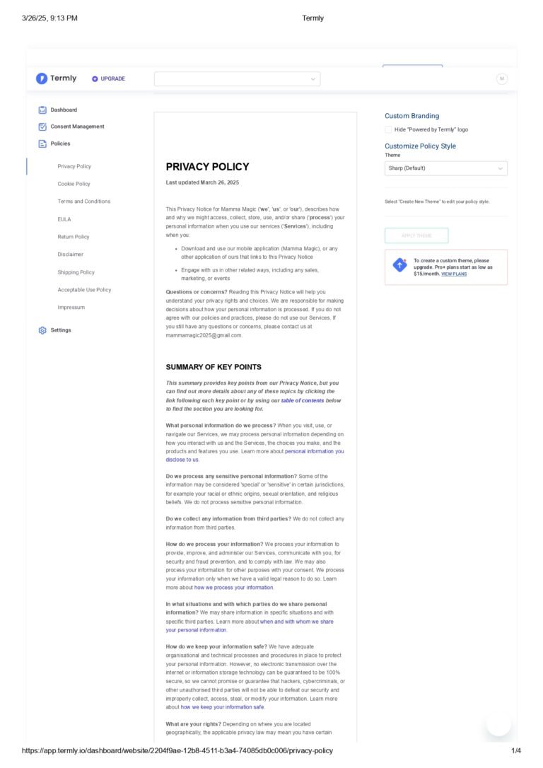 Privacy Policy Mamma Magic_page-0001